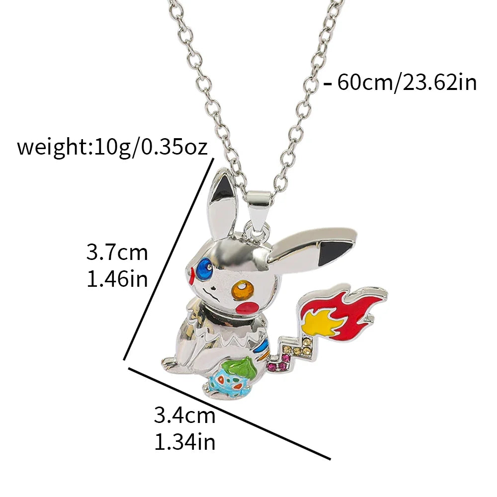 Pikachu Charmander Bulbasaur pendant jewelry product view