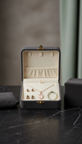 Velvet-Lined Magnetic Jewellery Box