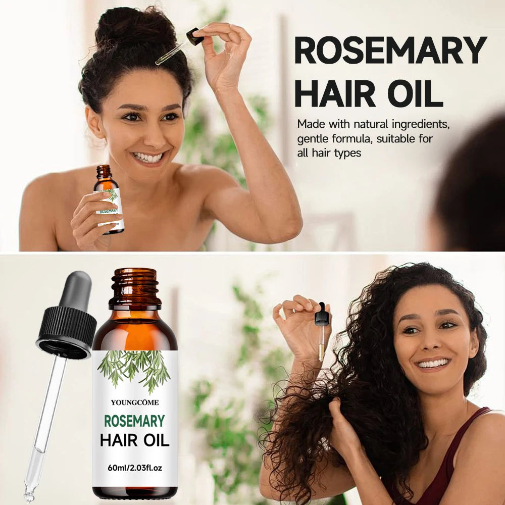 Rosemary Hair Oil for Hair & Scalp Care Nourishing Hair Oil for Dry & Damaged Hair
