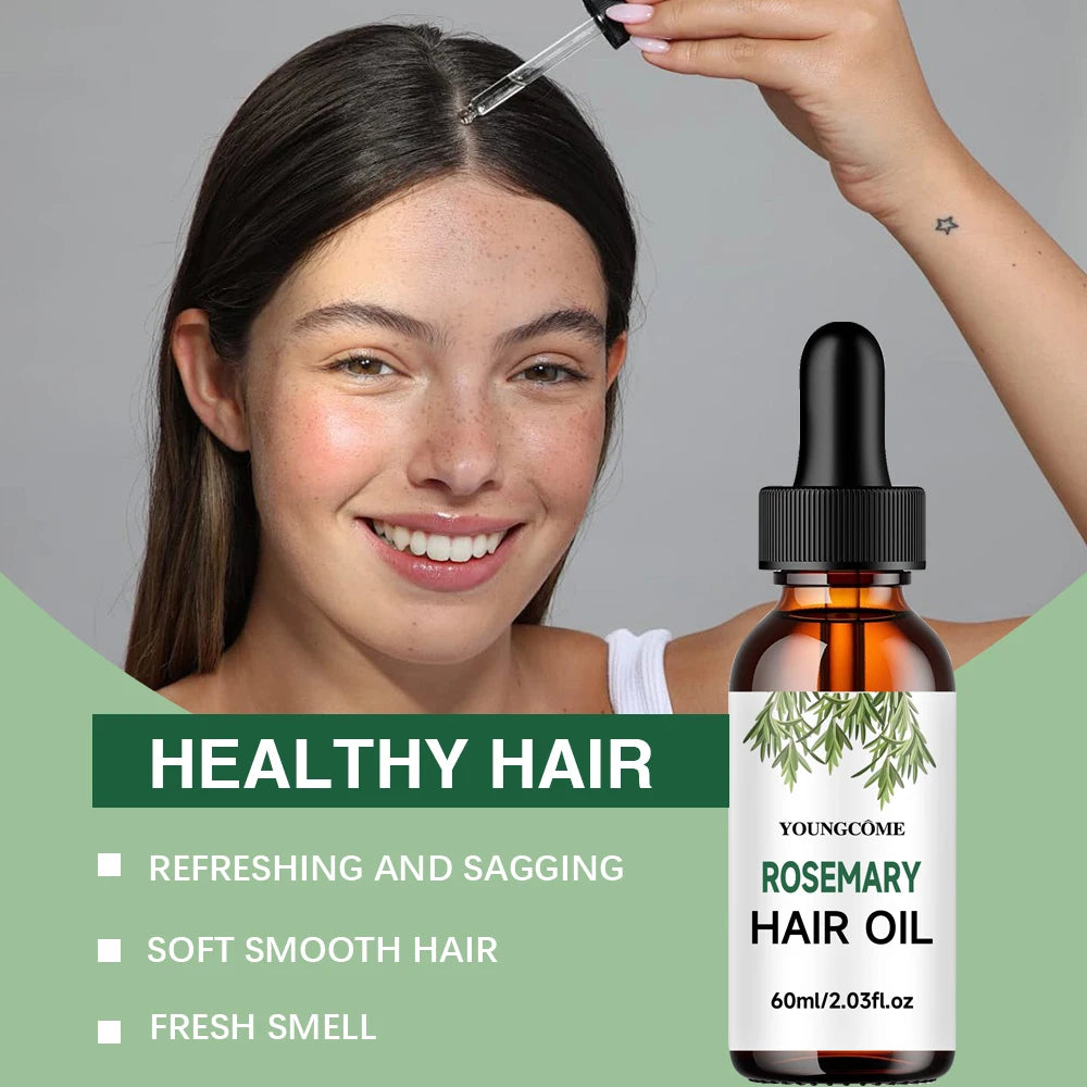 Rosemary Hair Oil for Hair & Scalp Care Nourishing Hair Oil for Dry & Damaged Hair