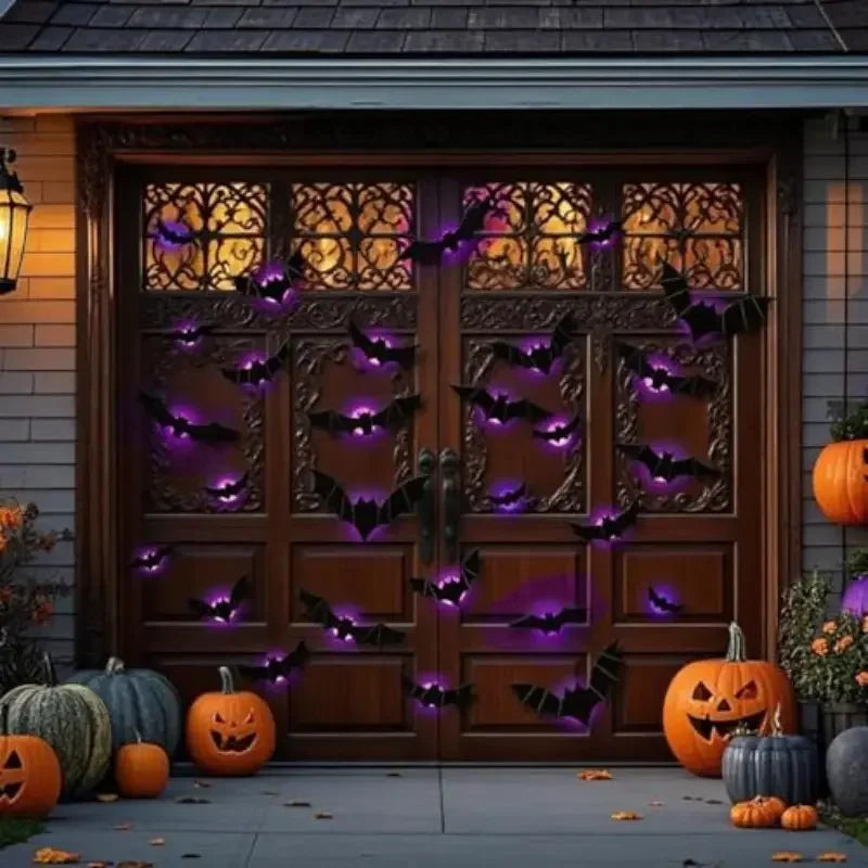 Halloween Spider Bat Light – LED Spider & Bat Decoration for Halloween