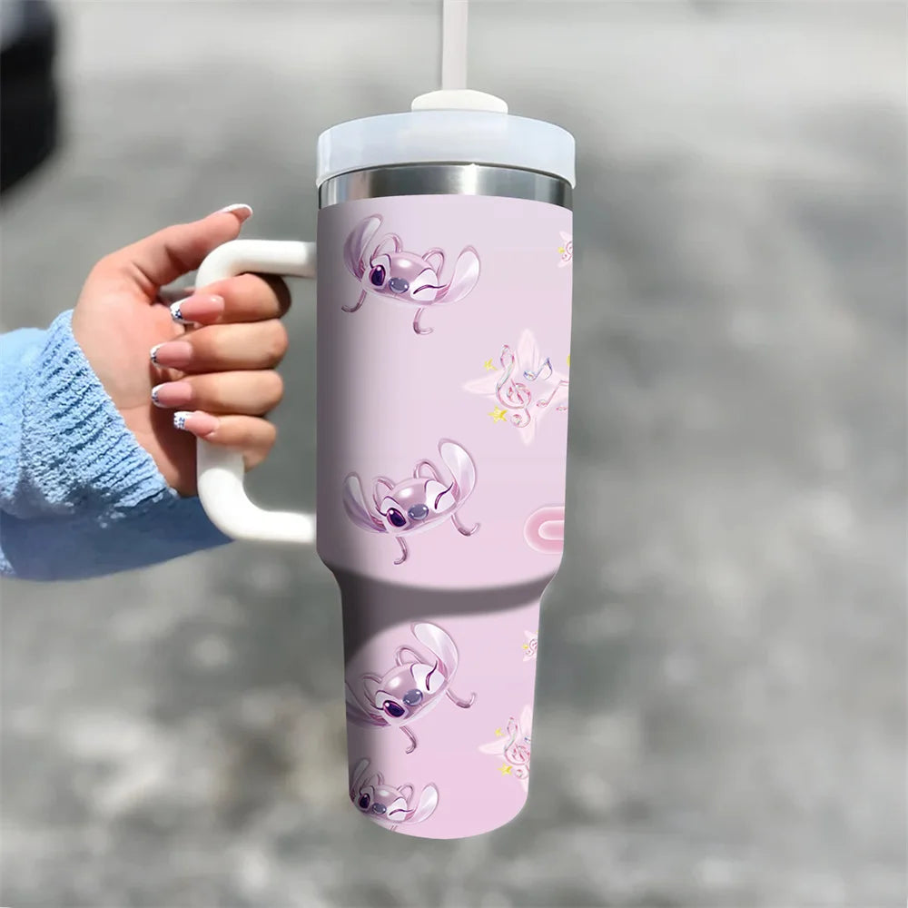 Stitch and Angel insulated tumbler side view