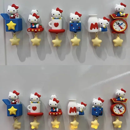 Hello Kitty fridge magnet LED night light kitchen decor product photo
