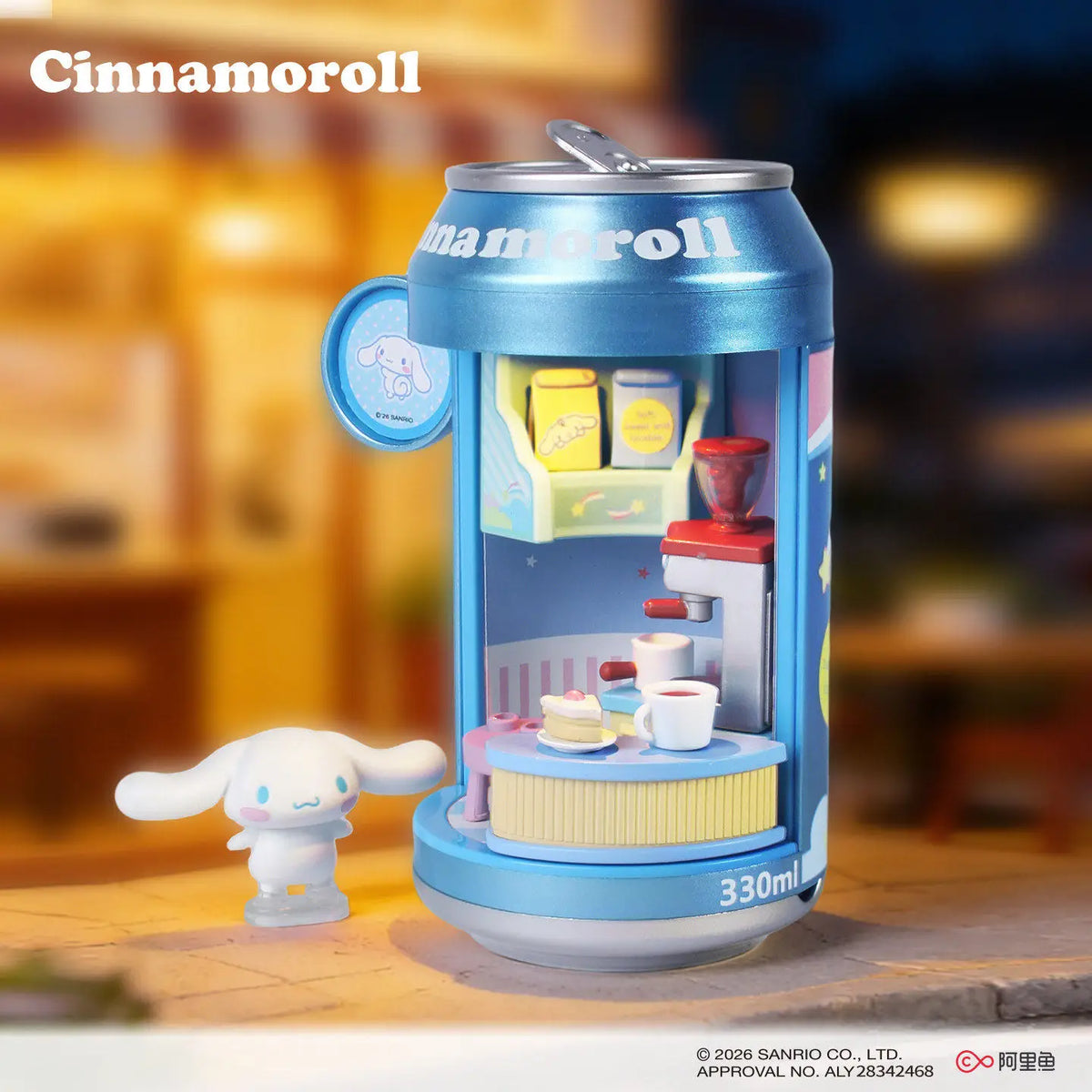 Sanrio blind box light up collectible figure dessert shop series product photo