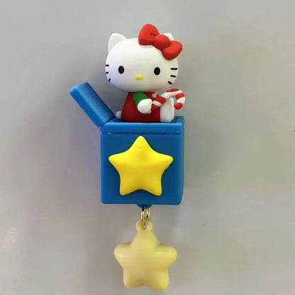 Hello Kitty fridge magnet LED night light kitchen decor product photo