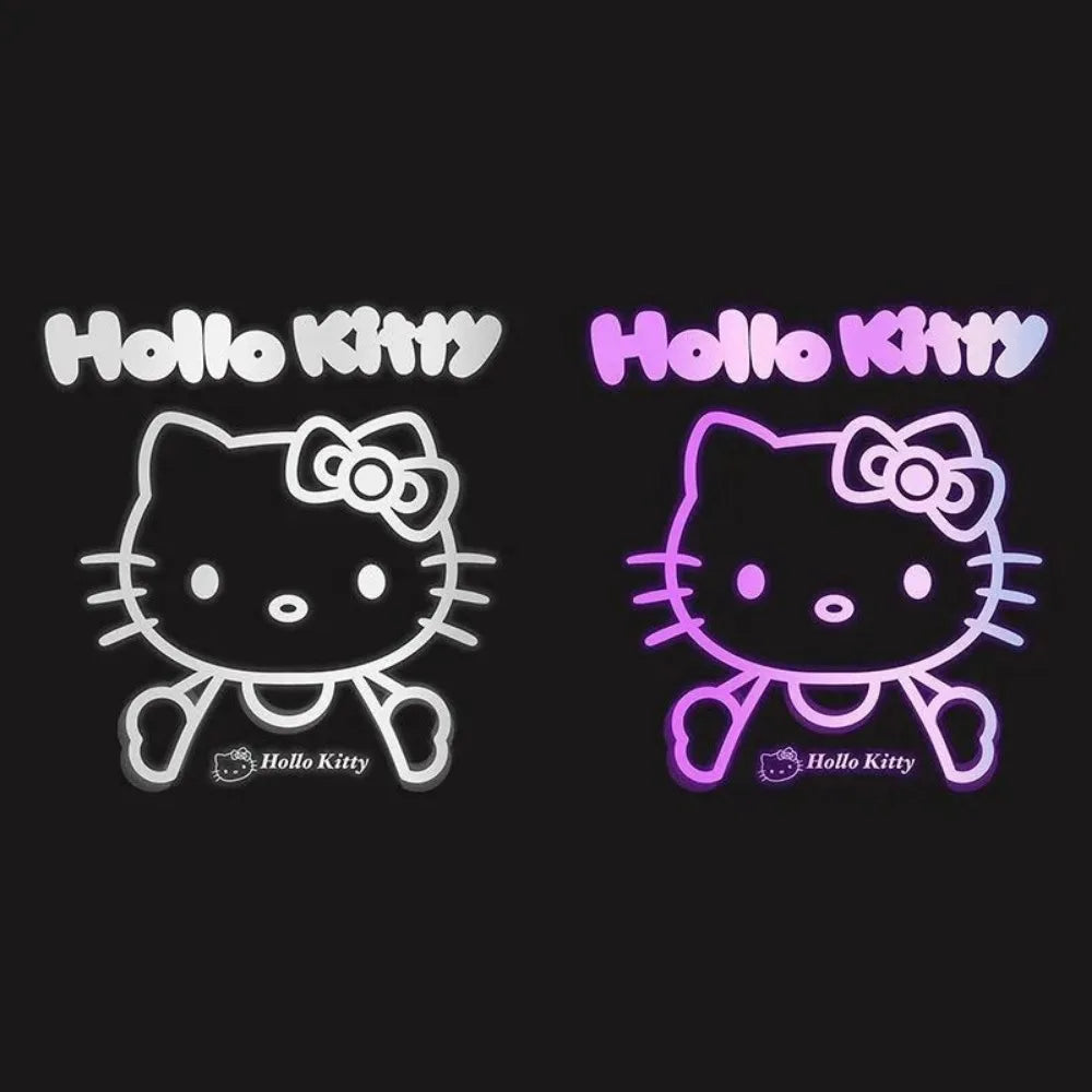 Hello Kitty car door welcome light LED projector interior decor product photo