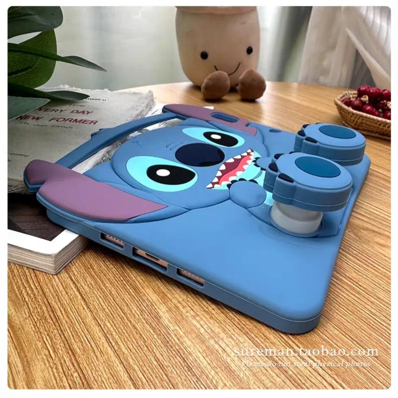 Stitch iPad stand cover for everyday tablet use