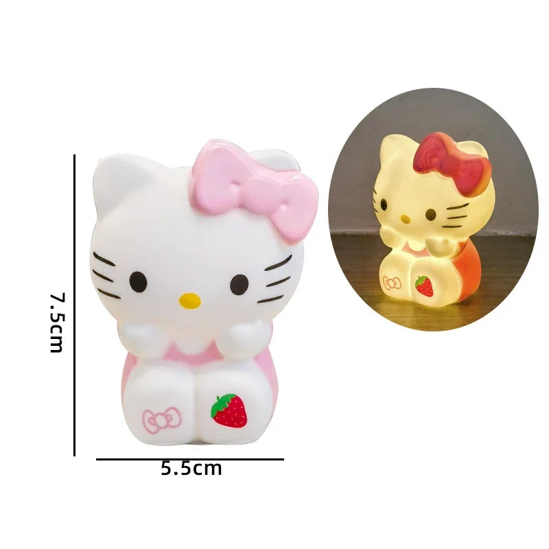 Cute cartoon table lamp luminous home decor reading light product photo