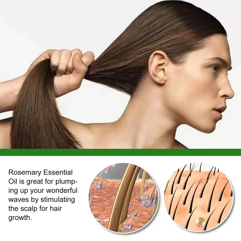 Rosemary Mint Hair Growth Oil with Biotin – Scalp Strengthening & Hair Loss Treatment