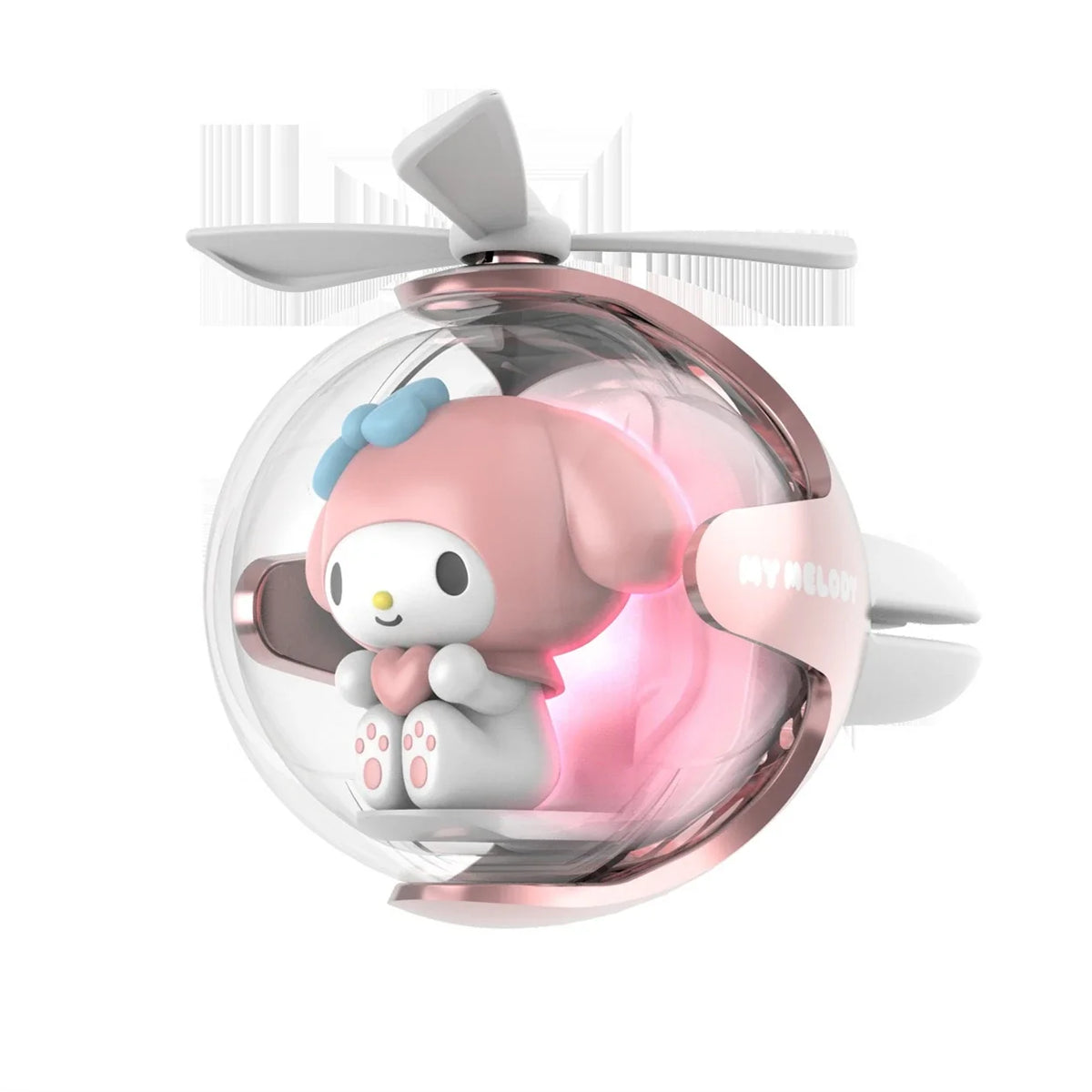 Hello Kitty car air freshener rotating propeller vent fragrance product photo