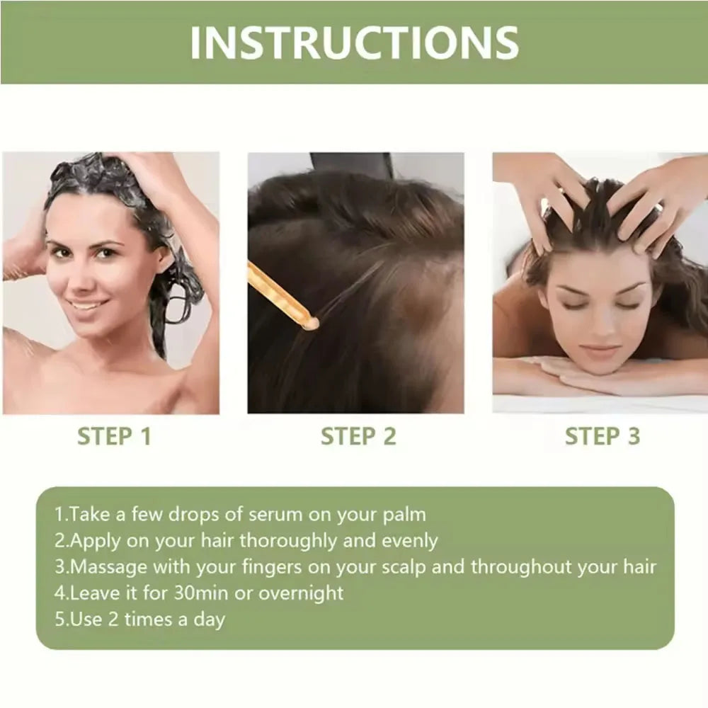 Rosemary Mint Hair Growth Oil with Biotin – Scalp Strengthening & Hair Loss Treatment