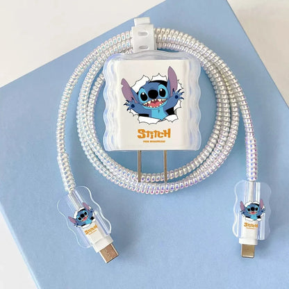 Stitch cable winder accessory for iPhone charging cables
