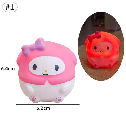 Cute cartoon table lamp luminous home decor reading light product photo