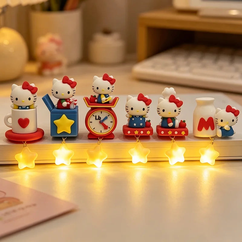 Hello Kitty fridge magnet LED night light kitchen decor product photo