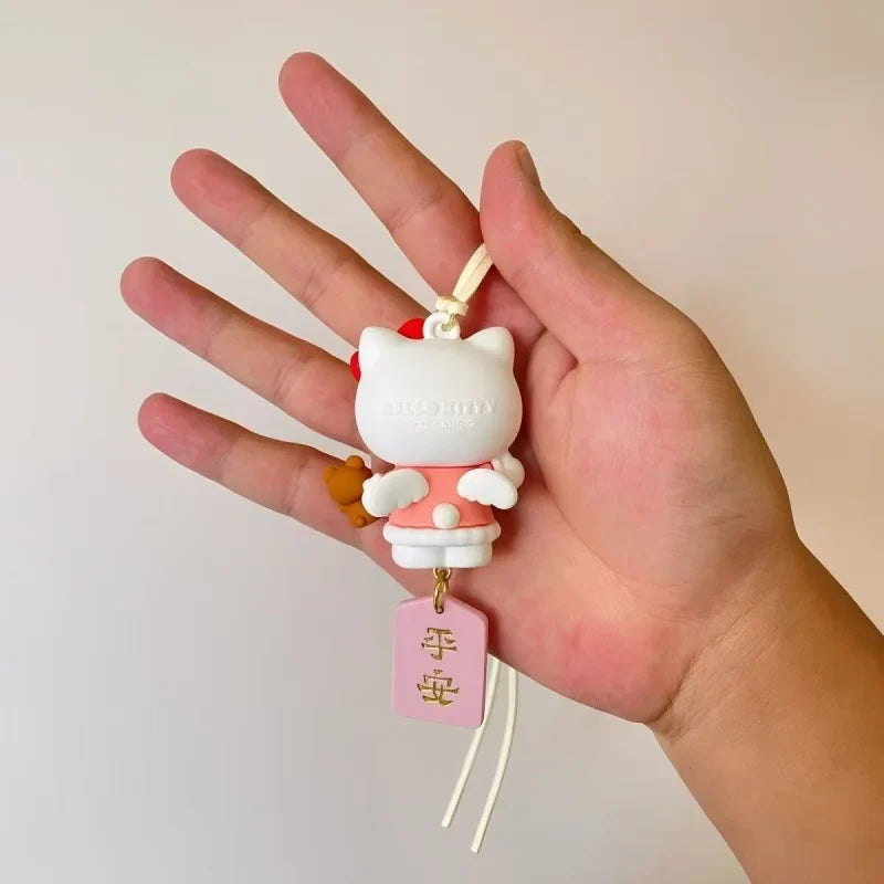 Hello Kitty rearview mirror pendant cute car interior charm product photo