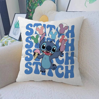 Kawaii Stitch decorative pillow for character inspired room decor