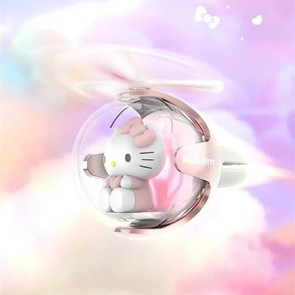 Hello Kitty car air freshener rotating propeller vent fragrance product photo