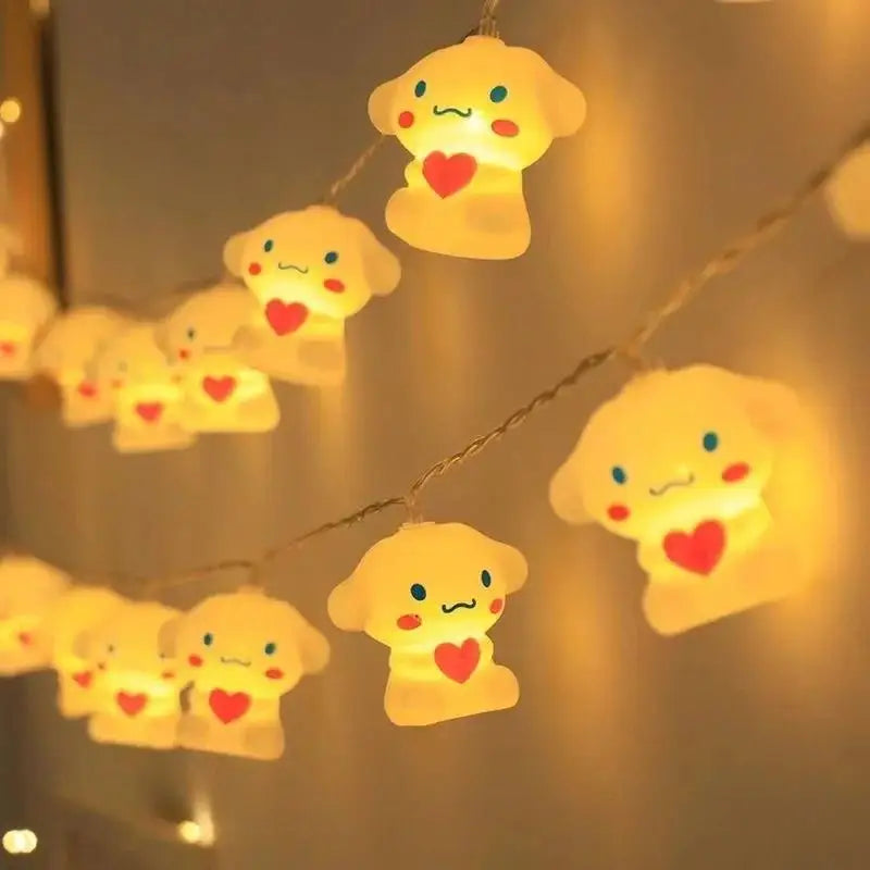Hello Kitty USB string lights kawaii bedroom home decor product photo