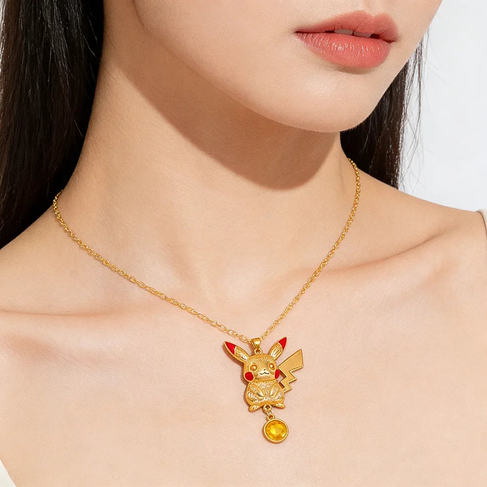Pikachu Charmander Bulbasaur Pokémon gift necklace