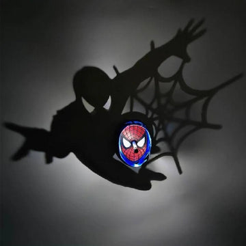 Spider Inspired 3D LED Wall Lamp Spiderman Night Light for Bedroom