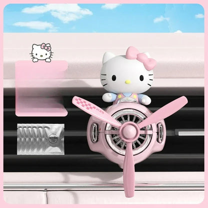 Hello Kitty car air freshener diffuser rotating vent aromatherapy product photo