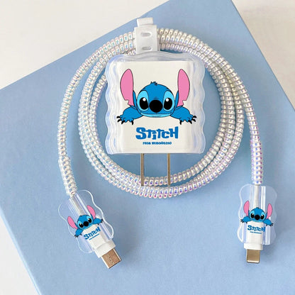 Stitch iPhone charging accessory for cable protection and organization