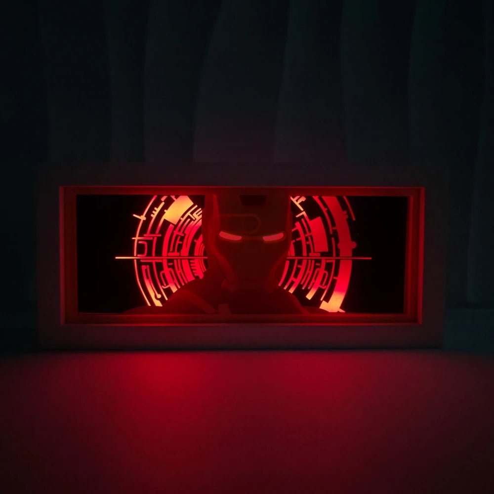 Spiderman LED Night Light Spider Web Wall Lamp for Room Decor & Gaming Setup
