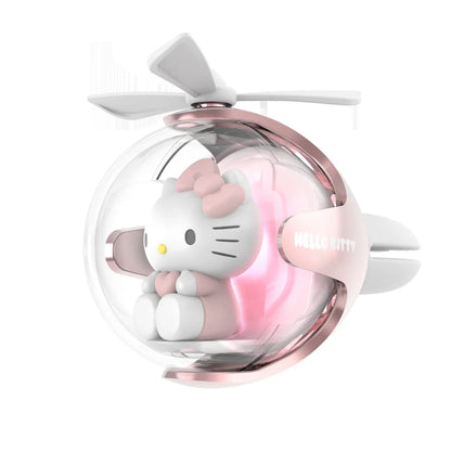 Hello Kitty car air freshener rotating propeller vent fragrance product photo
