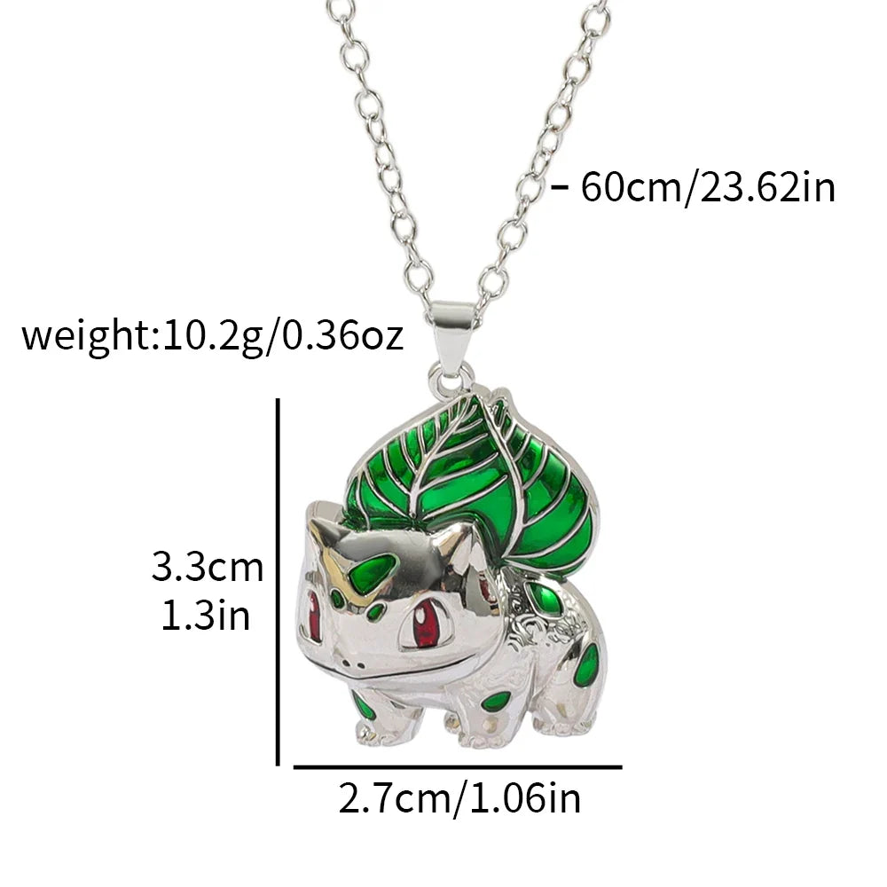 Pikachu Charmander Bulbasaur fan jewelry pendant closeup