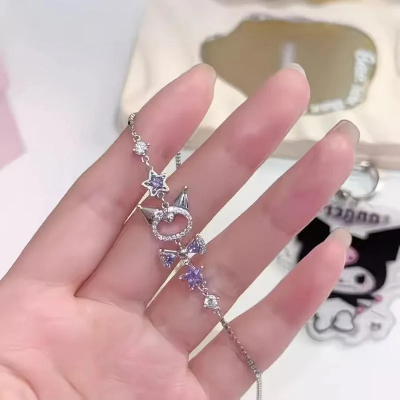 Kuromi star devil charm bracelet design view