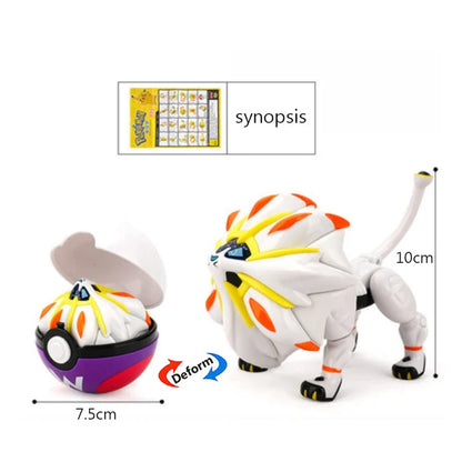 Pokémon Poké Ball transforming toy and Pikachu action figure product photo