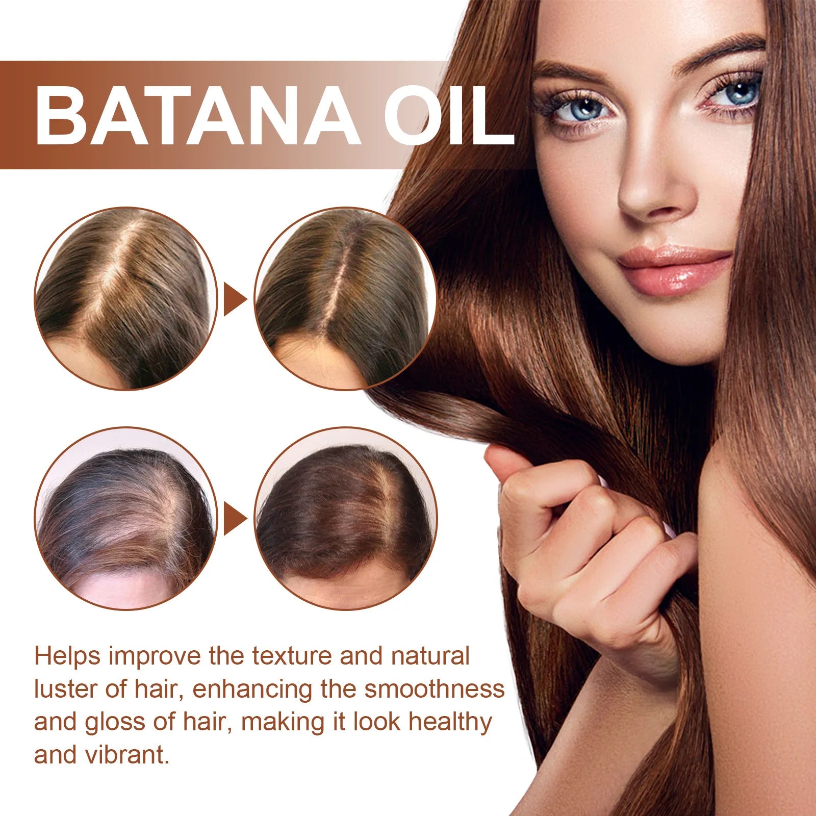 Batana Oil Leave-In Conditioner for Dry & Damaged Hair Deep Moisture Hair Treatment