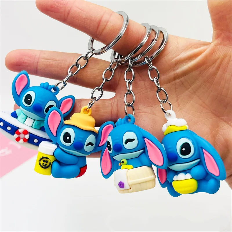 Stitch Schlüsselanhänger Kawaii Cartoon Taschenanhänger & Schlüsselring