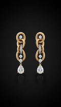18k Gold Sculptural Necklace