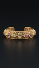 Gold-plated radiance cuff bracelet