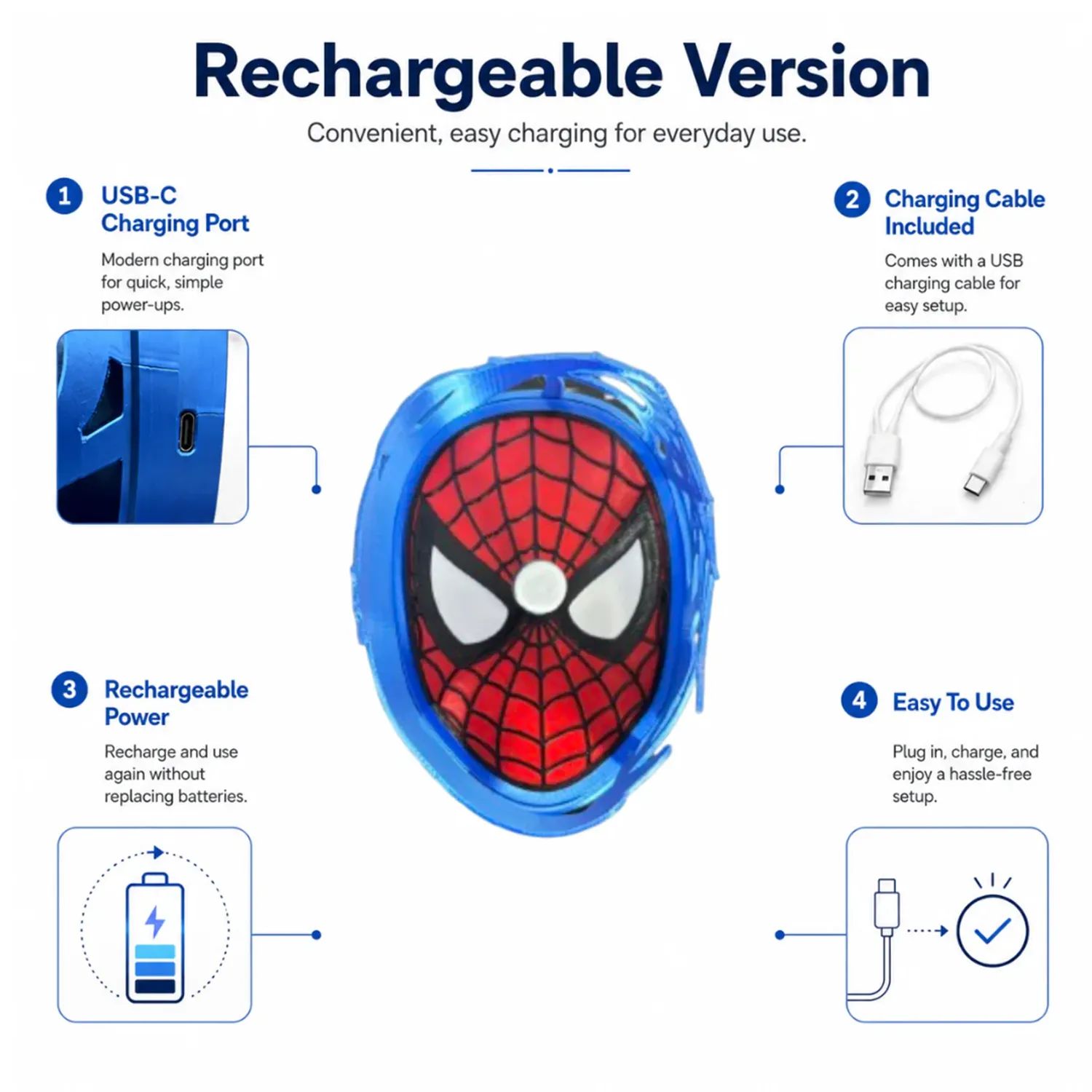 Spider Inspired 3D LED Wall Lamp Spiderman Night Light for Bedroom