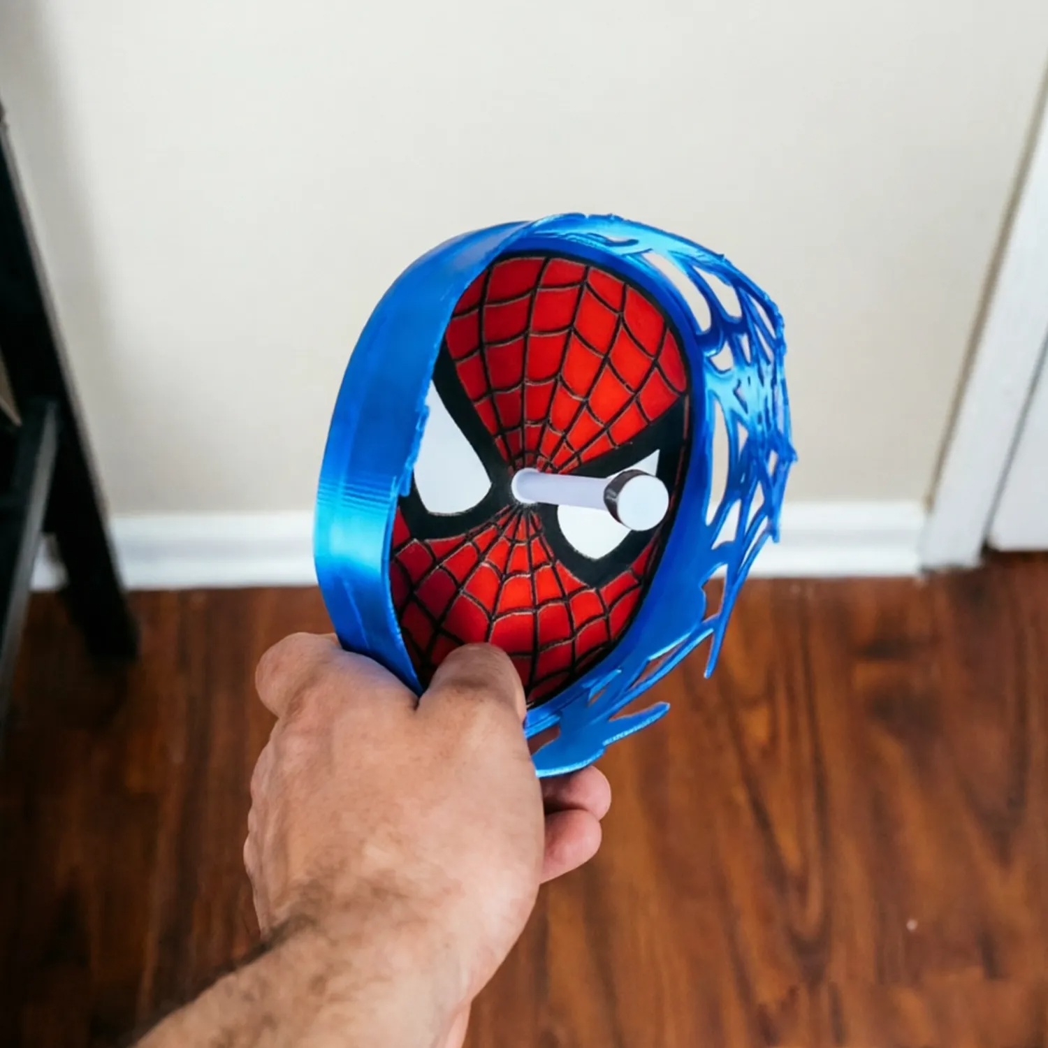 Spider Inspired 3D LED Wall Lamp Spiderman Night Light for Bedroom