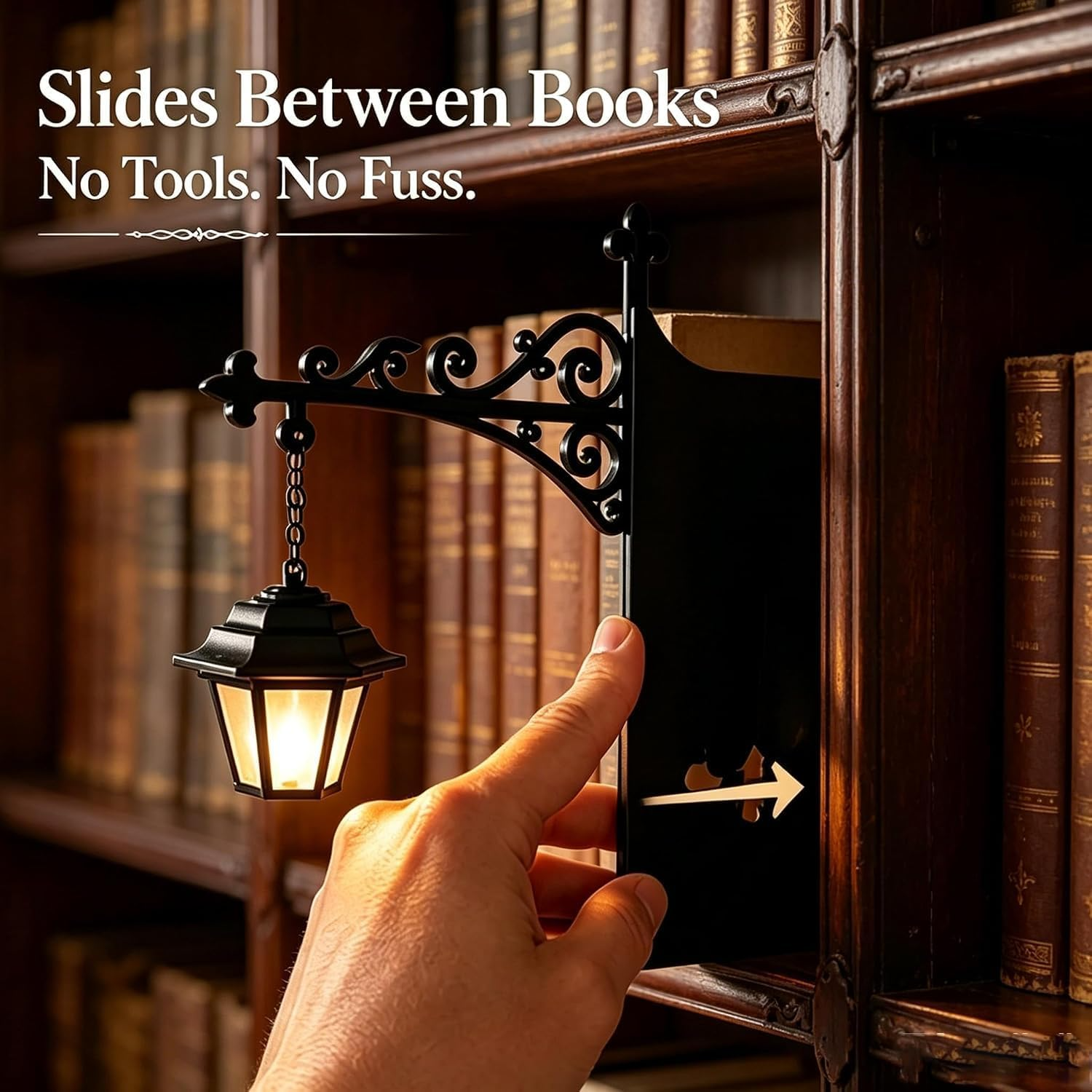 Harry Potter Inspirierte Bücher-Ecke Laterne Halloween Bücherregal LED-Dekoration