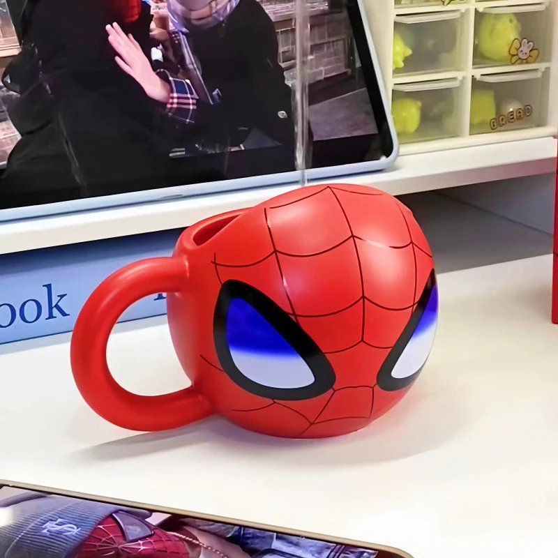 Spiderman Mug 3D Spiderman Face Ceramic Coffee Mug