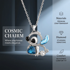 Cosmic Alien Pendant Necklace