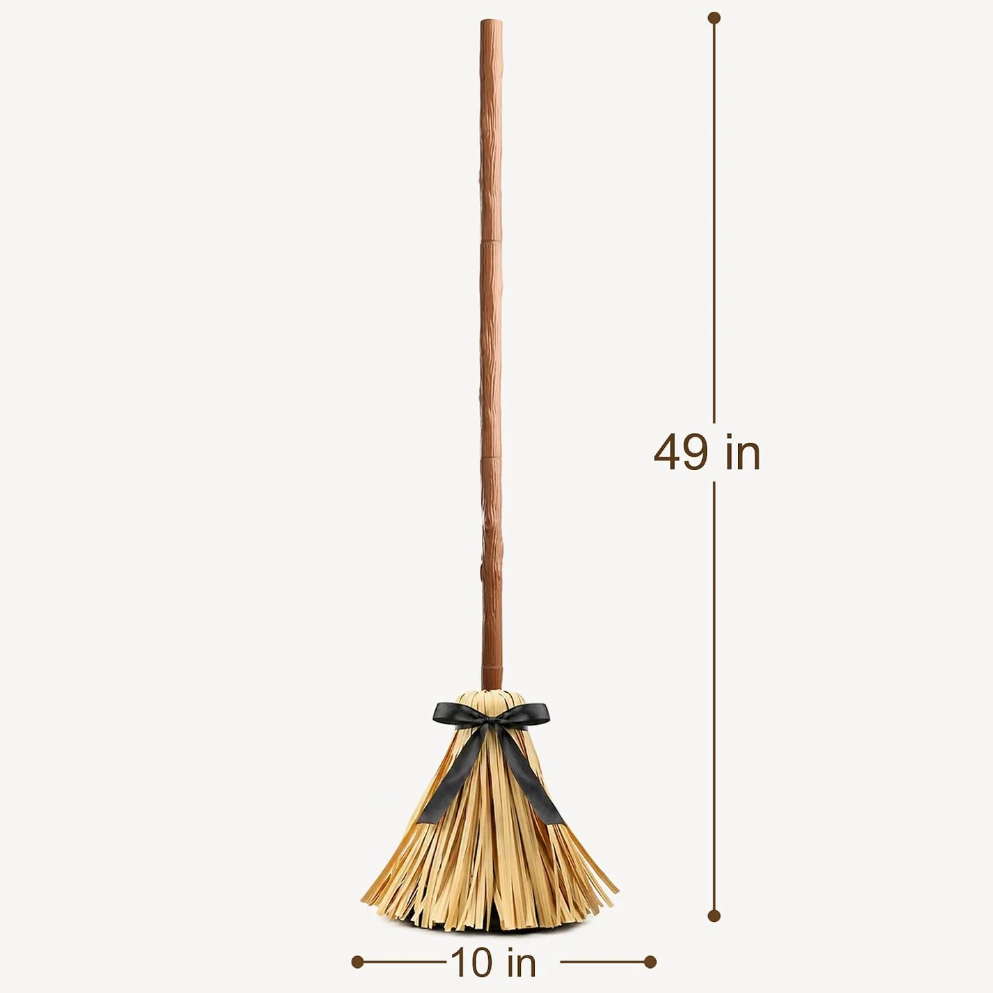 Harry Potter inspirierter tanzender Besen, Halloween animierter Zauberbesen