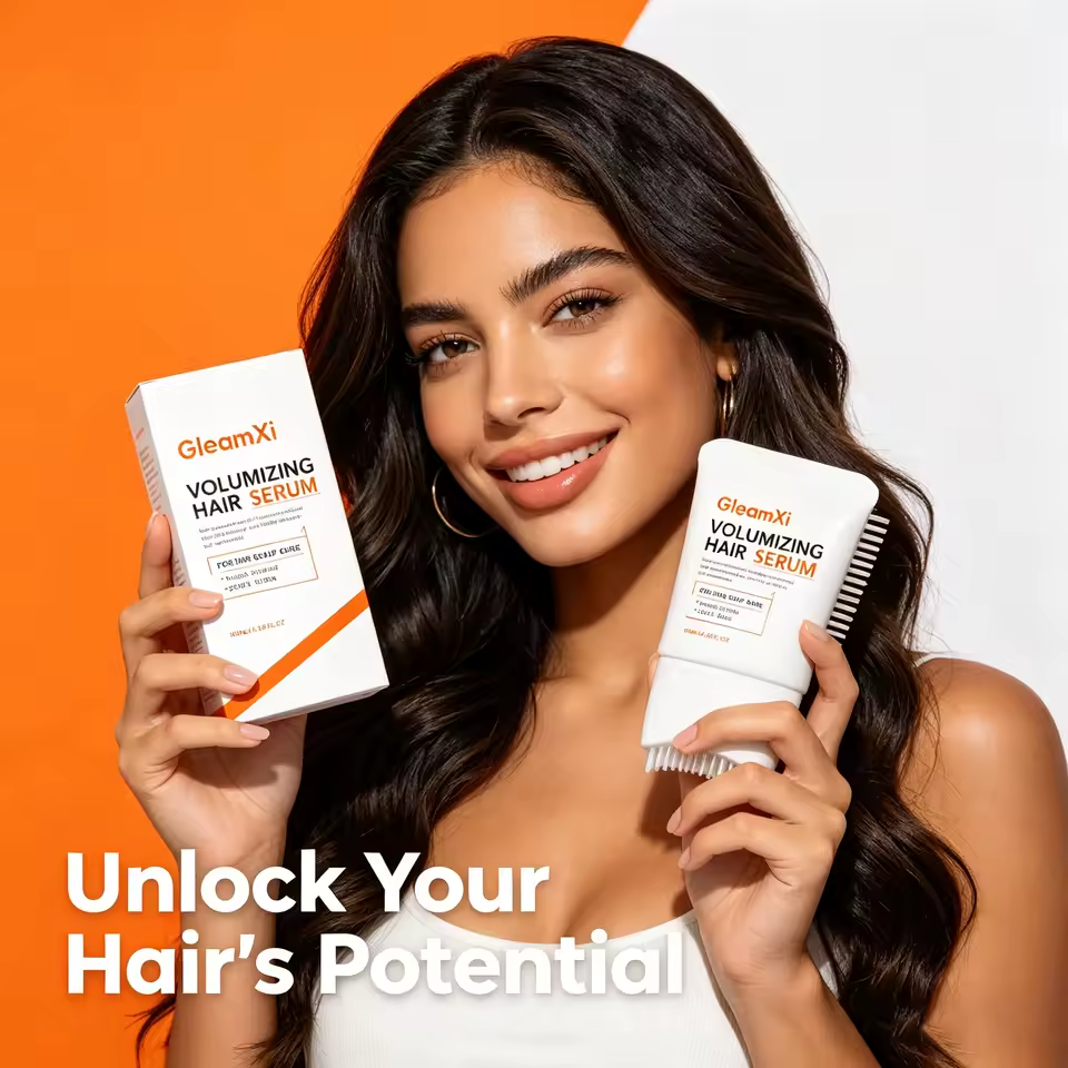 Hair Growth Serum with Built-In Brush Heartleaf Exosome Scalp Serum