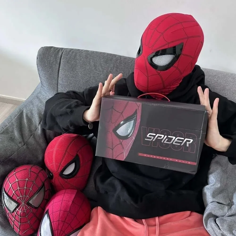 Spider Inspired LED Moving Eyes Mask Cosplay Mask