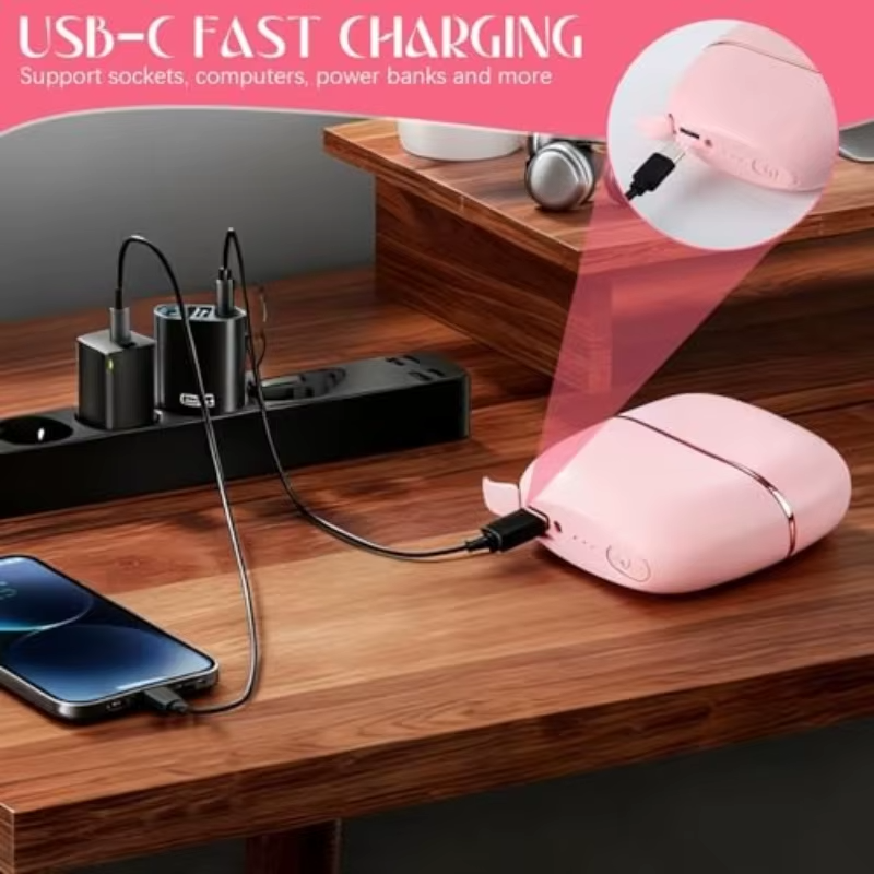 Portable Cordless Hair Straightener Brush