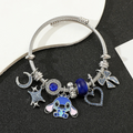 Blue Cartoon Charm Bracelet